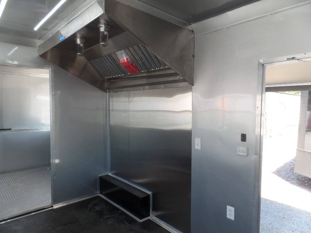 8.5′ x 22′ White Concession Food Trailer — photo 10