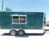 8.5 x 16 emerald green trailer with multiple access doors