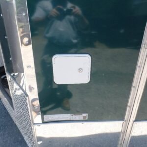 8.5 x 16 emerald green trailer with multiple access doors - view 7