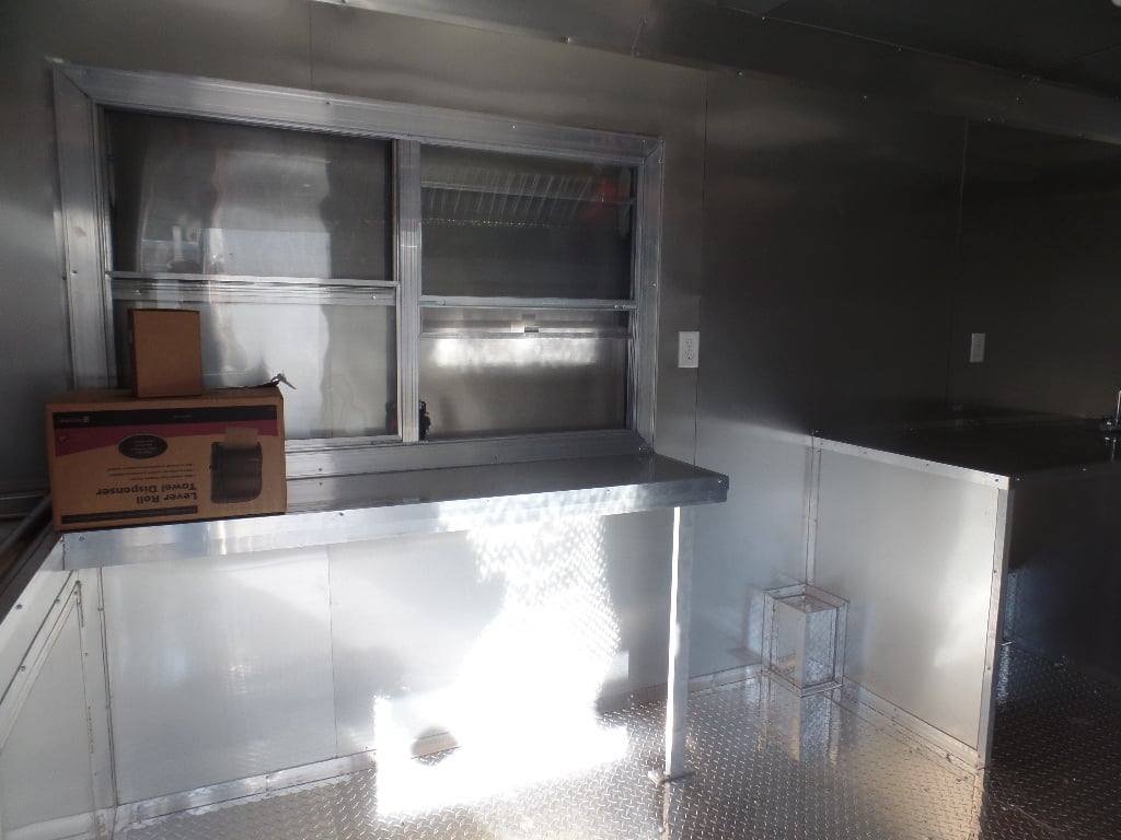 8.5′ x 20′ White Concession Food Trailer — photo 12