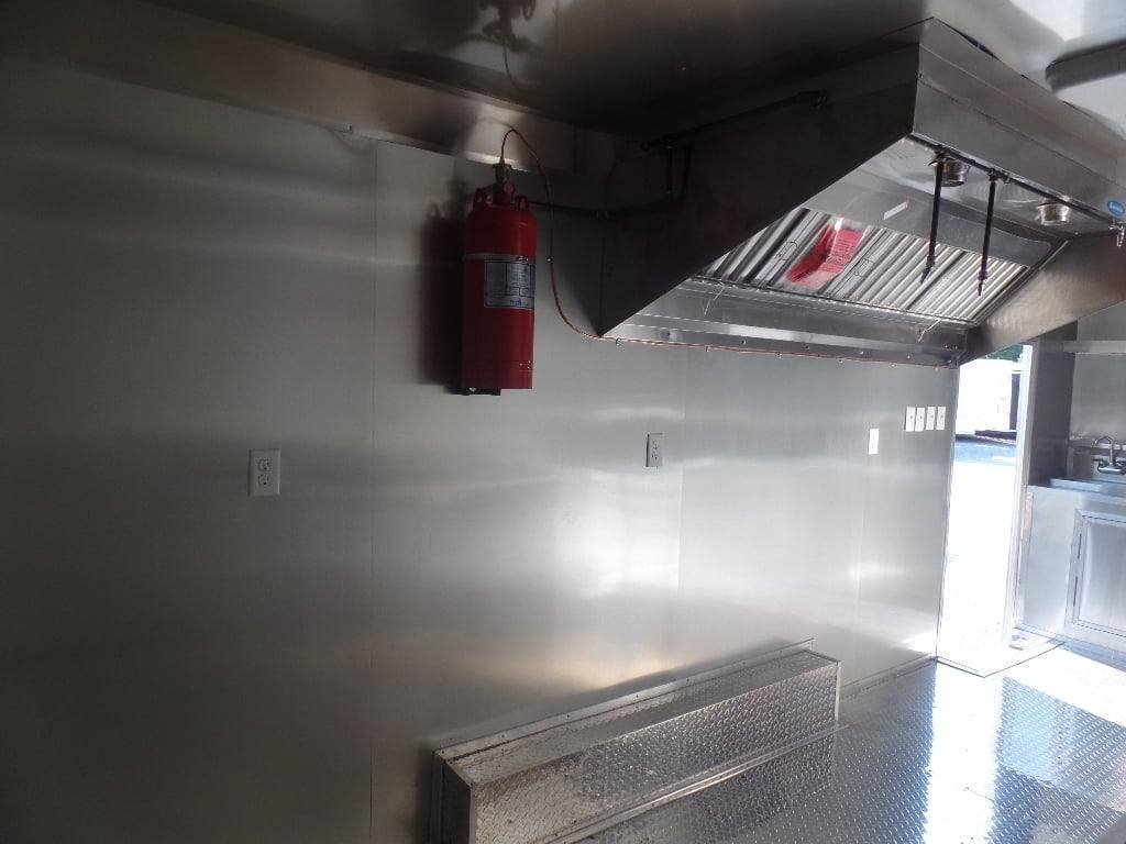 8.5′ x 20′ White Concession Food Trailer — photo 2