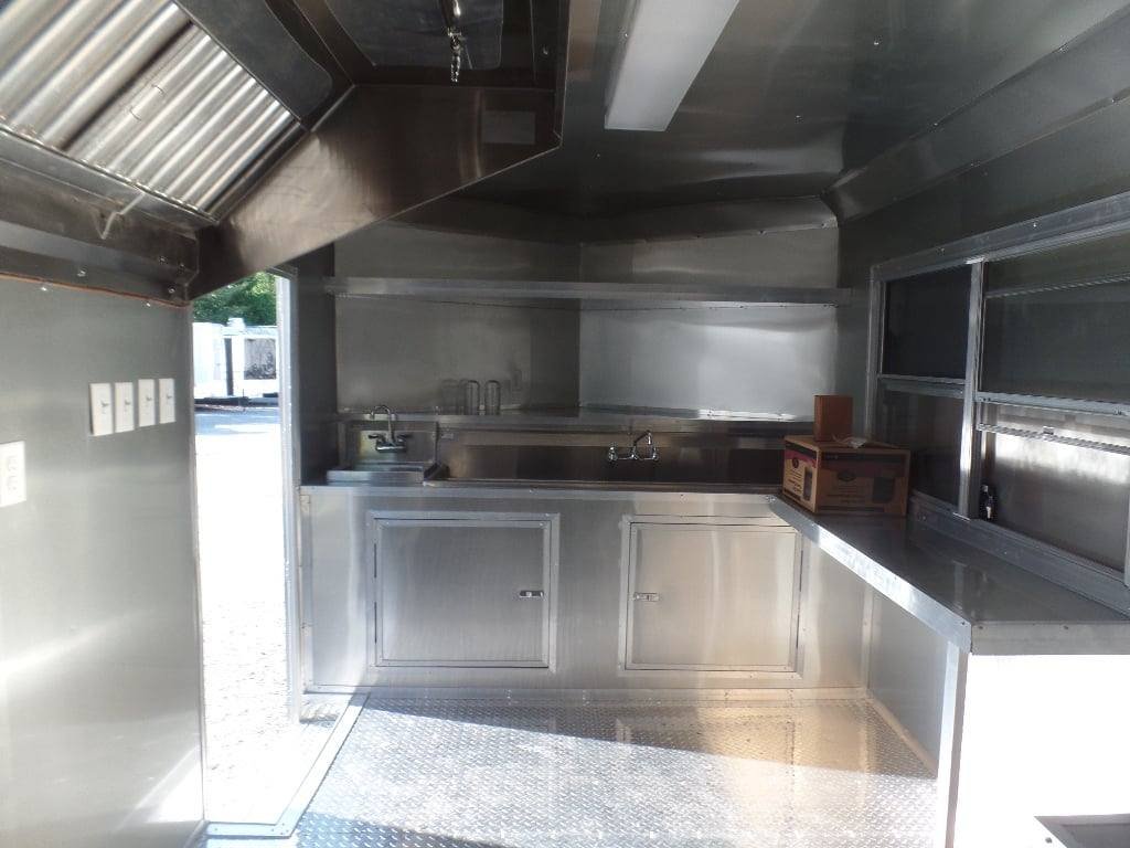 8.5′ x 20′ White Concession Food Trailer — photo 11