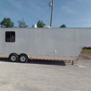 8.5' x 34' Gooseneck Concession Food Trailer With Appliances