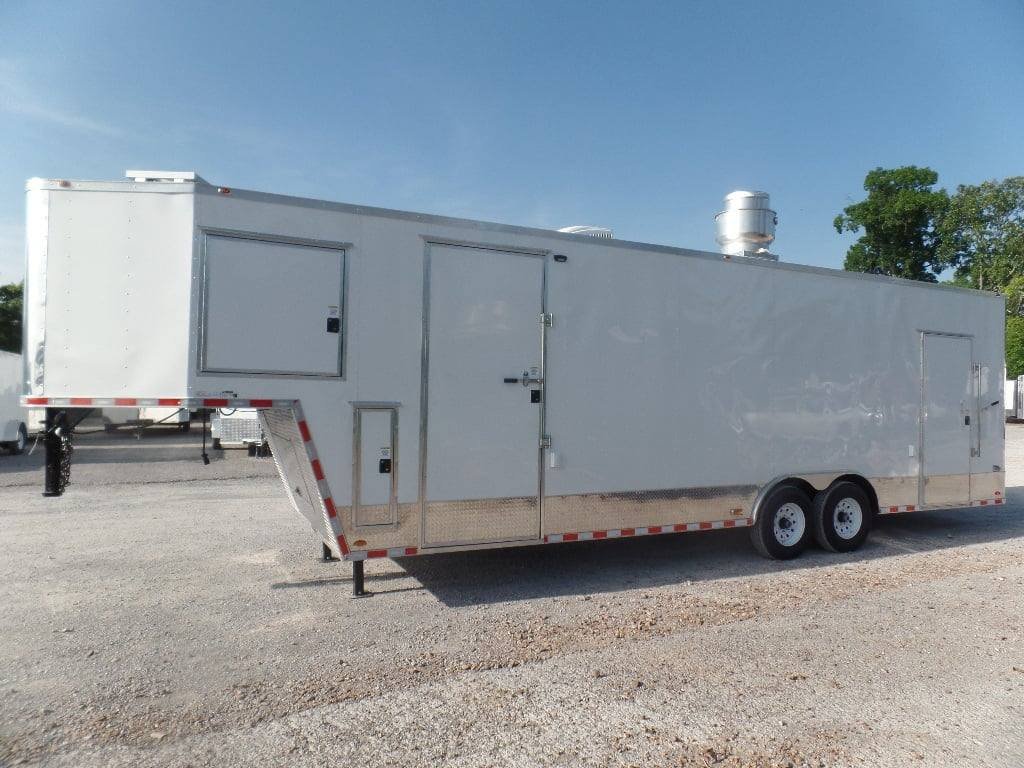 8.5′ x 34′ Gooseneck Concession Food Trailer With Appliances — photo 5