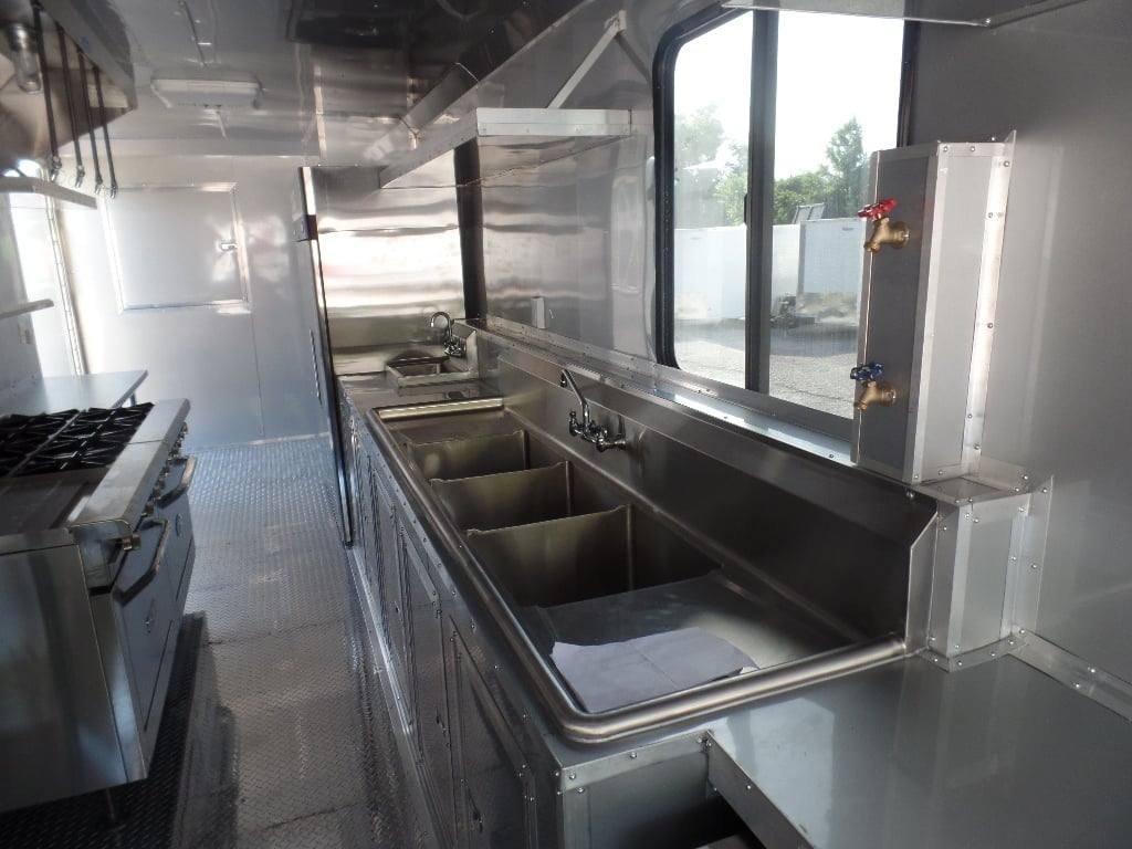 8.5′ x 34′ Gooseneck Concession Food Trailer With Appliances — photo 4