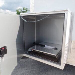 8.5 x 12 white food trailer with bright brandable finish - view 10