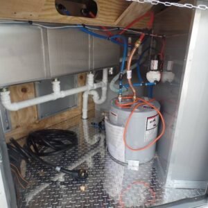 8.5 x 12 white food trailer with bright brandable finish - view 11