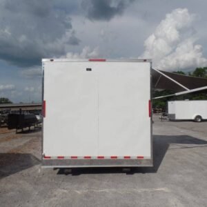 8.5 x 12 white food trailer with bright brandable finish - view 12