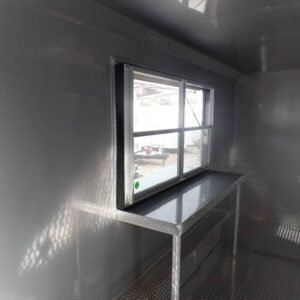 8.5 x 16 white food trailer with tandem axles - view 15