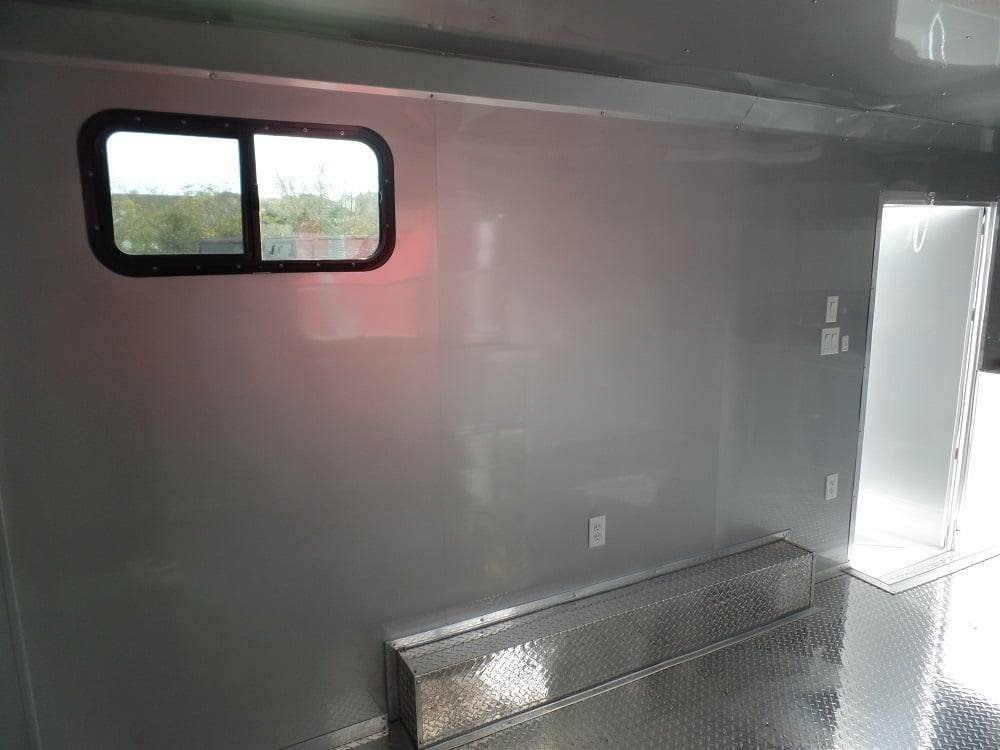 8.5′ x 16′ Concession Trailer White Food Event Catering — photo 4