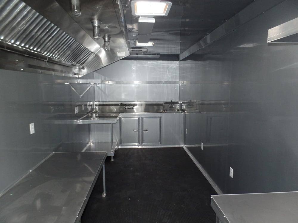 Concession Trailer 8.5′ x 32′ Yellow Food Event Catering — photo 6