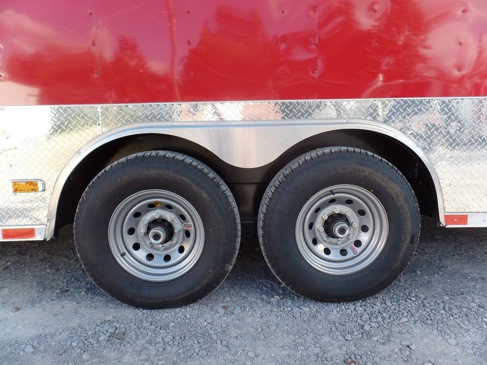 8.5′ x 30′ Concession BBQ Food Trailer Red Event Catering — photo 7