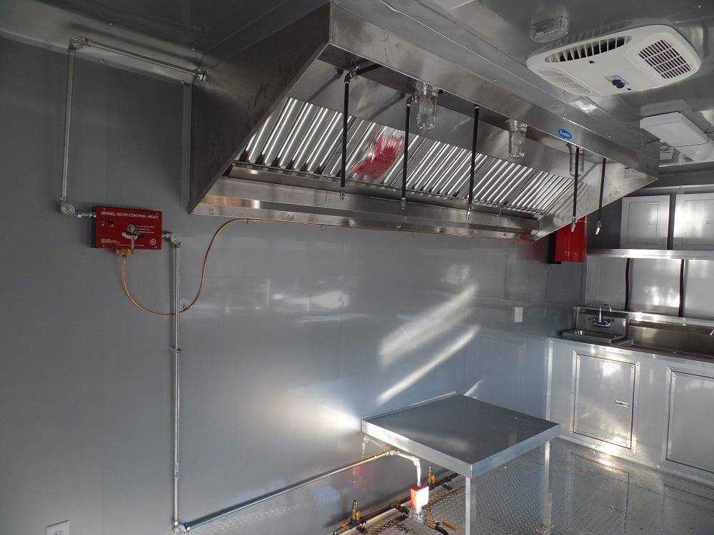 8.5′ x 30′ Concession BBQ Food Trailer Red Event Catering — photo 12
