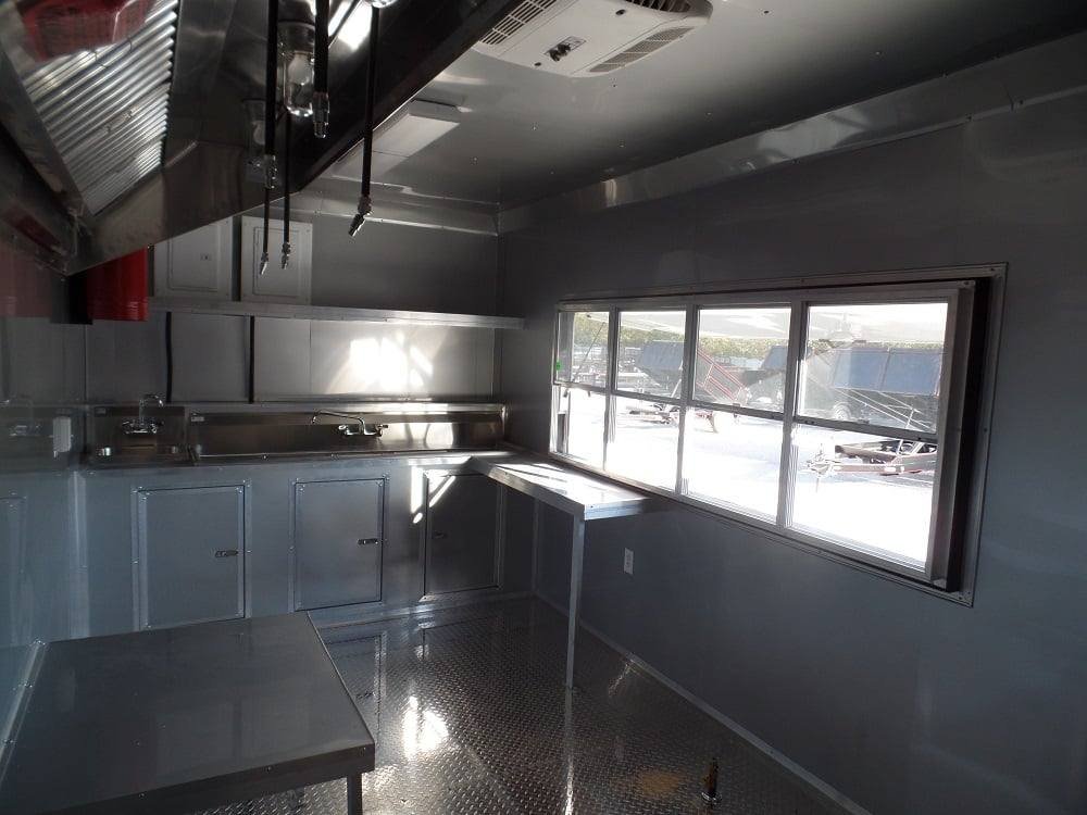 8.5′ x 30′ Concession BBQ Food Trailer Red Event Catering — photo 5