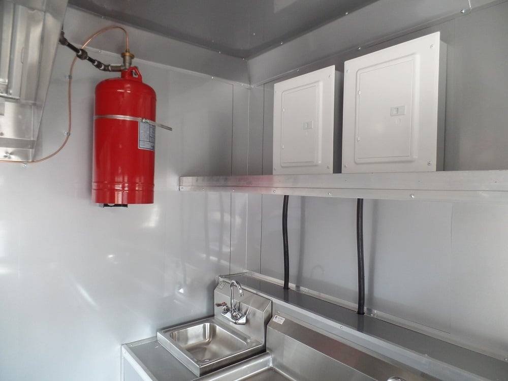 8.5′ x 30′ Concession BBQ Food Trailer Red Event Catering — photo 10
