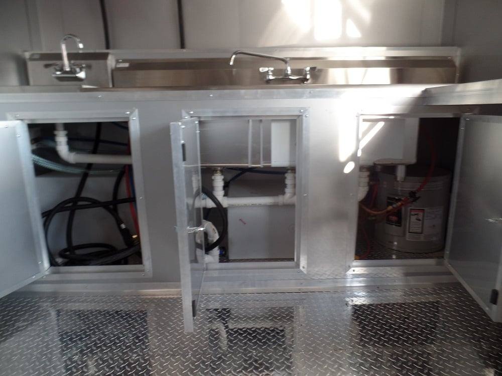 8.5′ x 30′ Concession BBQ Food Trailer Red Event Catering — photo 15