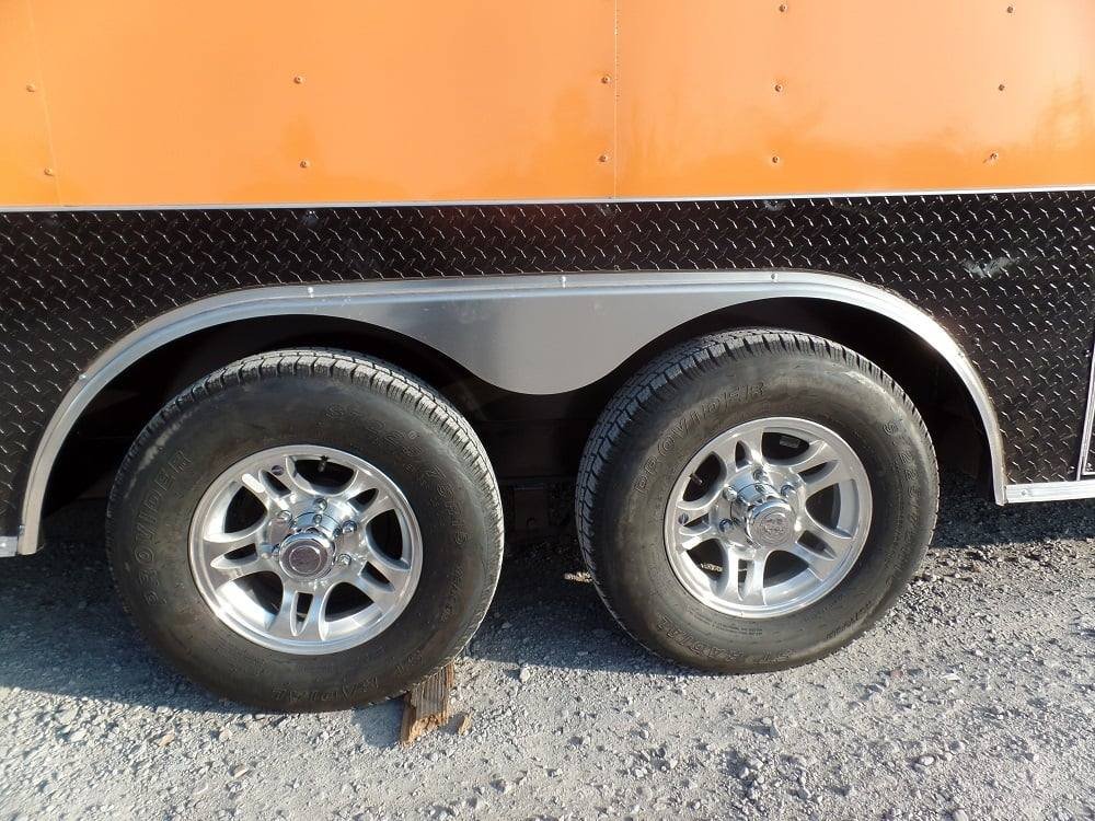 8.5′ x 24′ Concession Trailer Orange BBQ Food Event Catering — photo 15