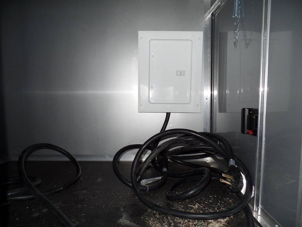 8.5′ x 45′ Concession Black Food Trailer BBQ Event Catering — photo 13