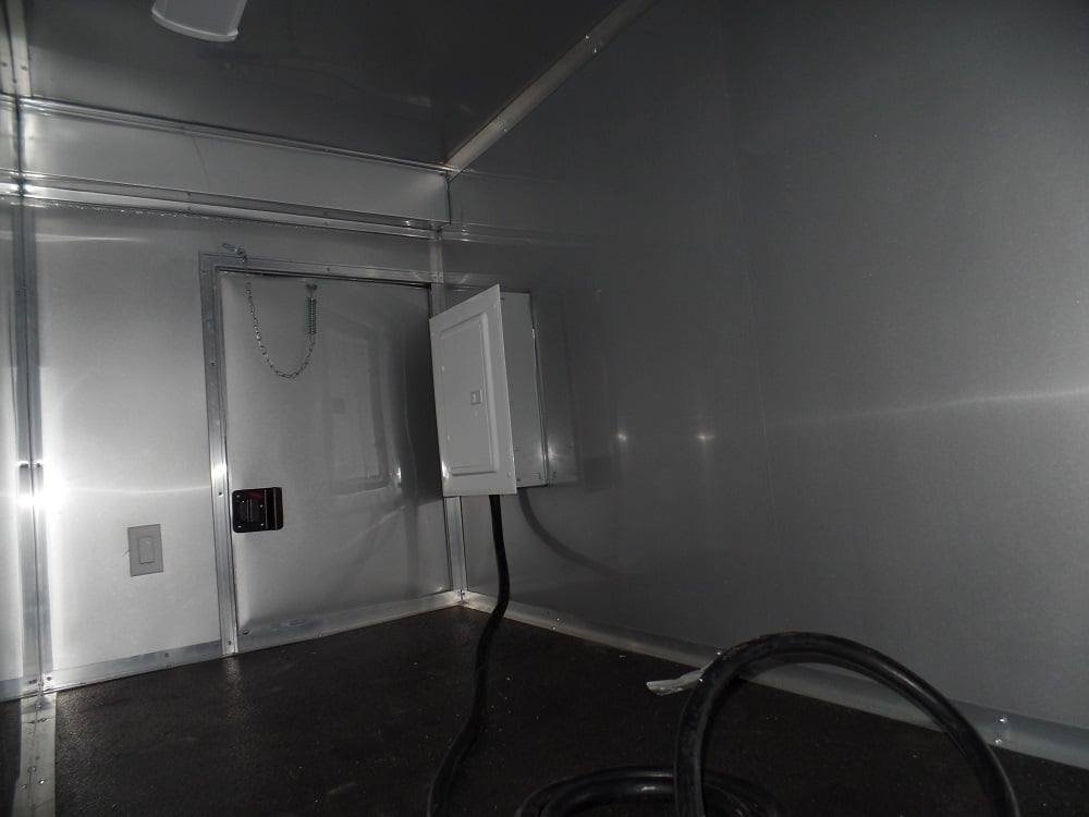 8.5′ x 45′ Concession Black Food Trailer BBQ Event Catering — photo 4