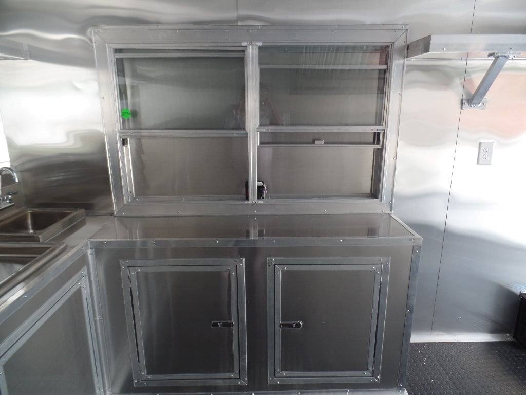 8.5′ x 22′ Red Porch BBQ Concession Food Event Trailer — photo 3