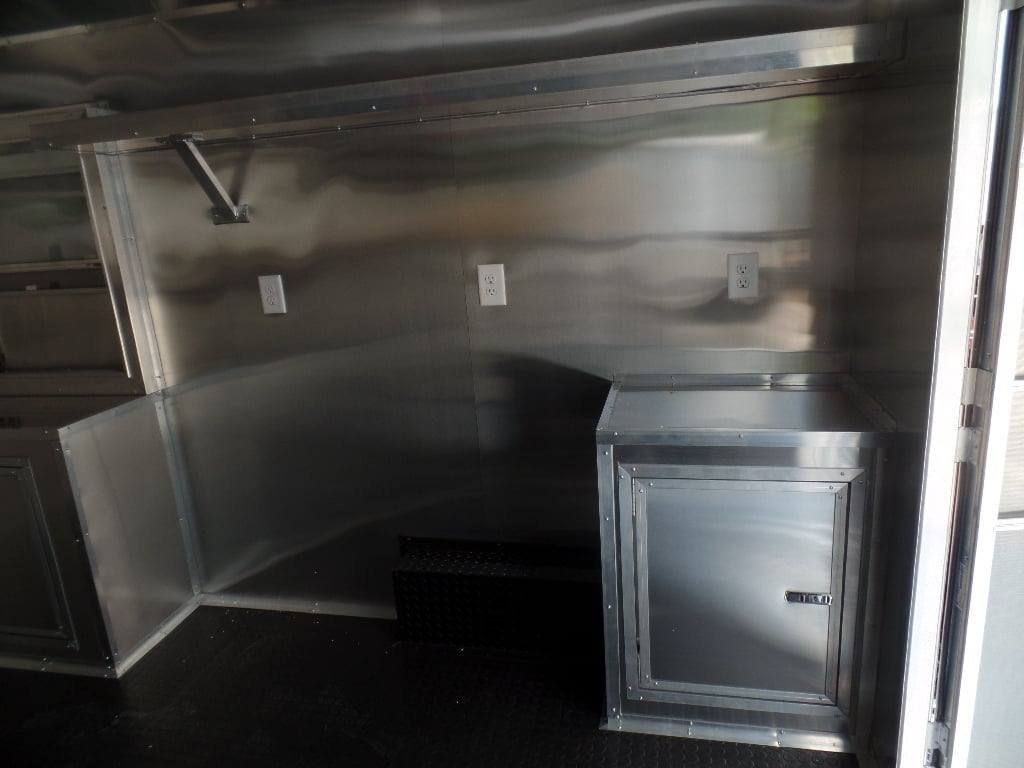 8.5′ x 22′ Red Porch BBQ Concession Food Event Trailer — photo 9