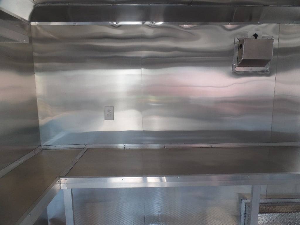 8.5′ x 16′ Lime Green Concession Food Trailer — photo 2