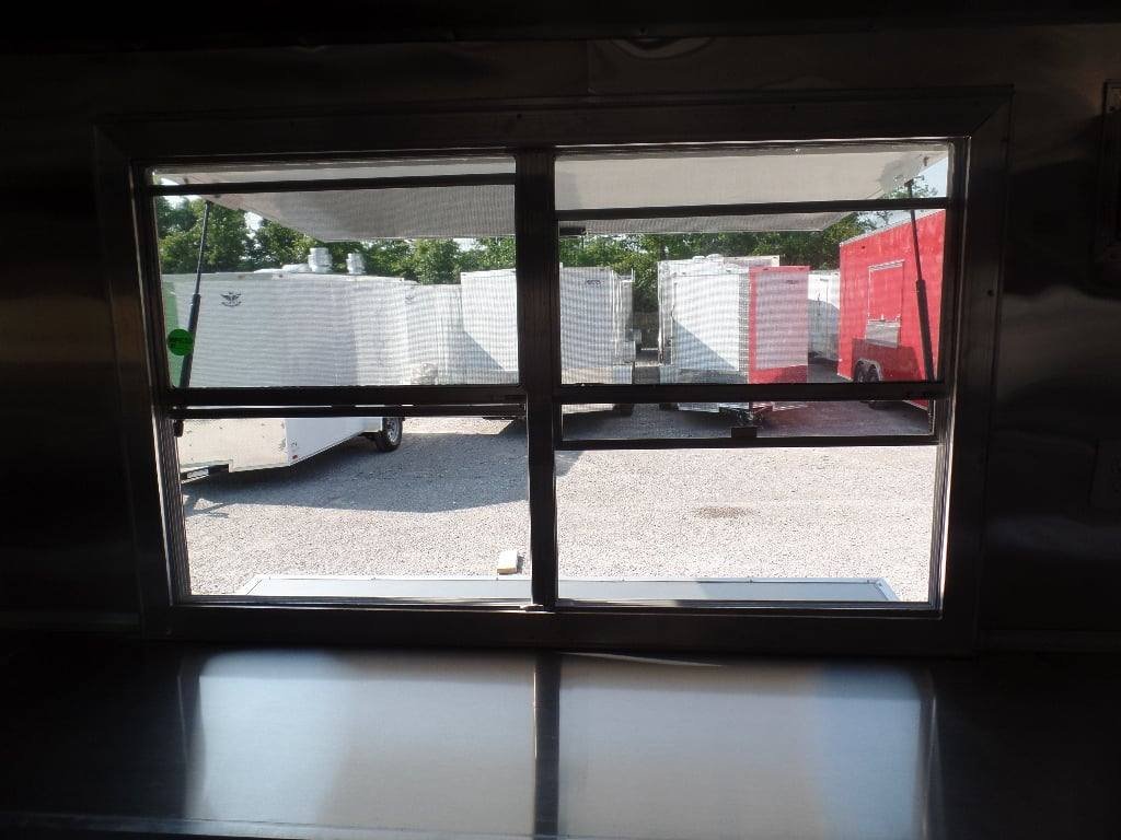 8.5′ x 16′ Lime Green Concession Food Trailer — photo 6