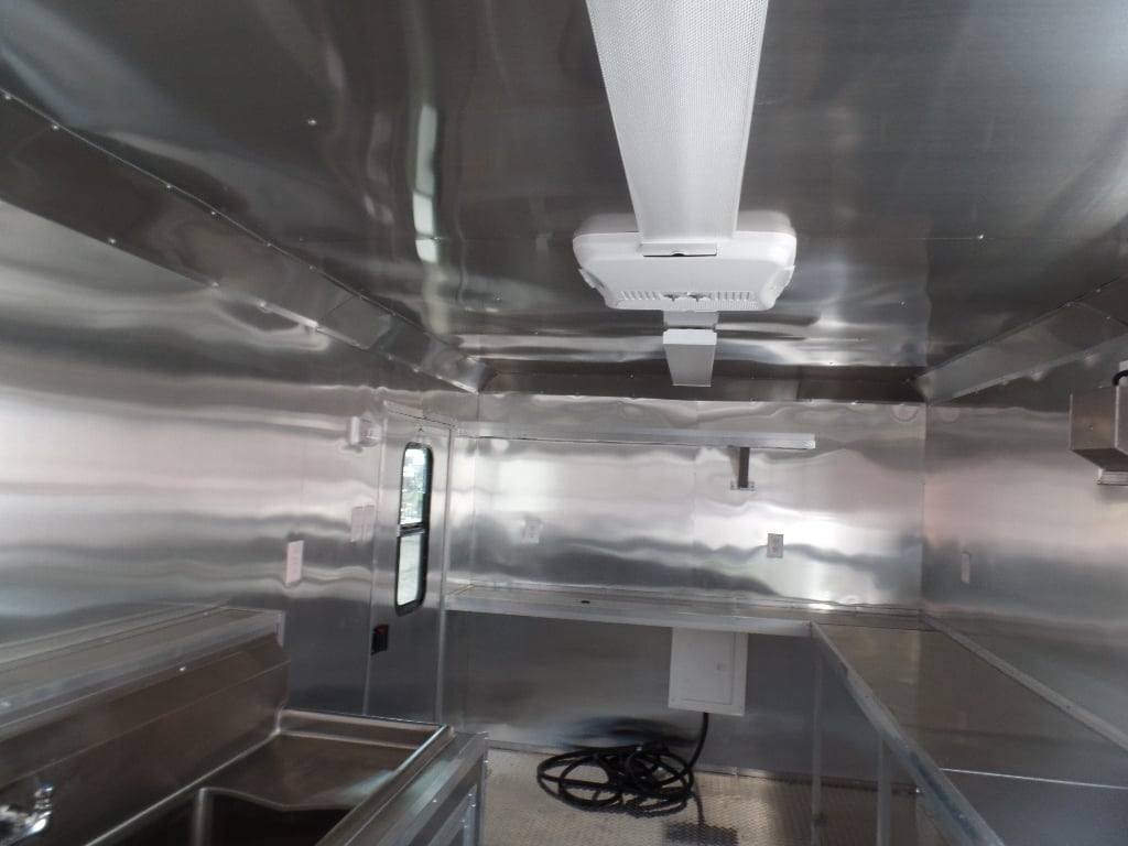8.5′ x 16′ Lime Green Concession Food Trailer — photo 5