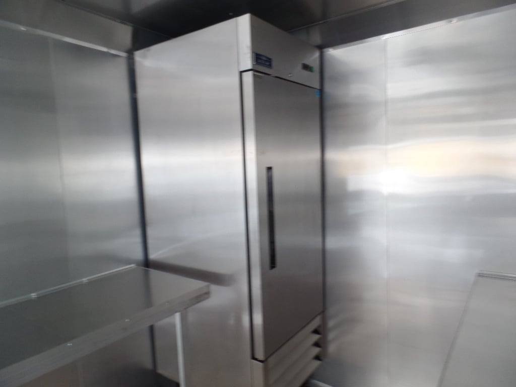 8.5′ x 20′ Orange And Black Food Concession Trailer With Appliances — photo 6