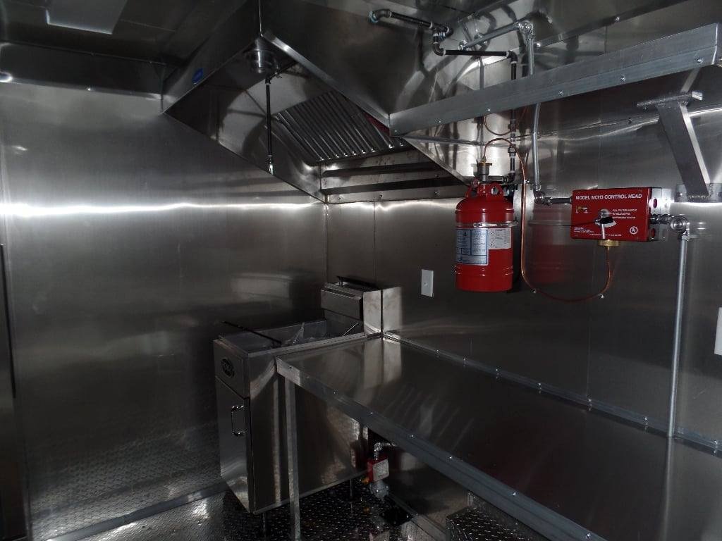 8.5′ x 18′ White Concession Food Trailer With Appliances — photo 6