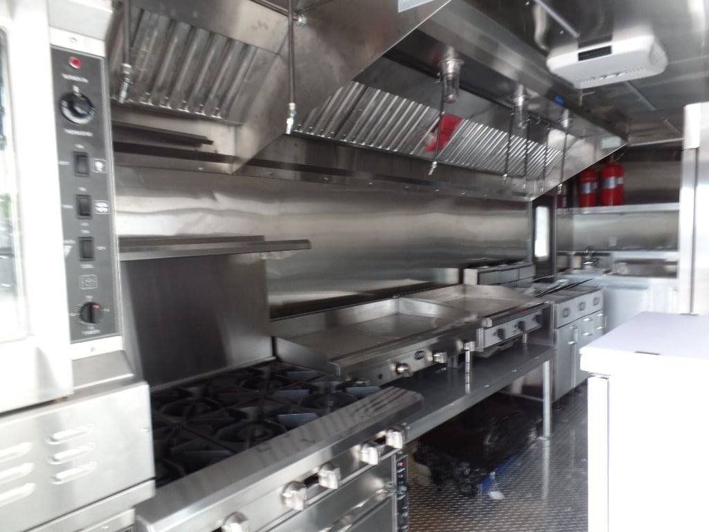 8.5′ x 24′ Blue Concession Food Trailer With Appliances — photo 12