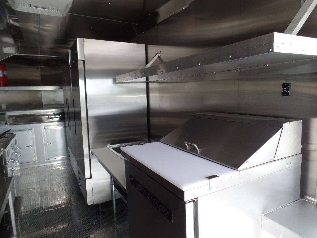 8.5′ x 24′ Blue Concession Food Trailer With Appliances — photo 8