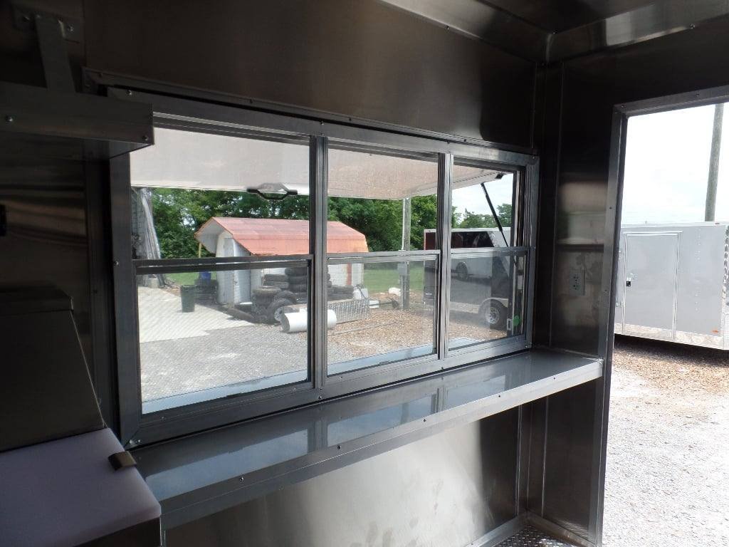 8.5′ x 24′ Blue Concession Food Trailer With Appliances — photo 13