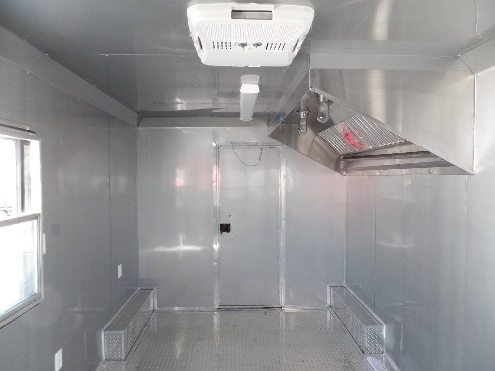 8.5′ x 24′ Concession Food Trailer Black BBQ Event — photo 12