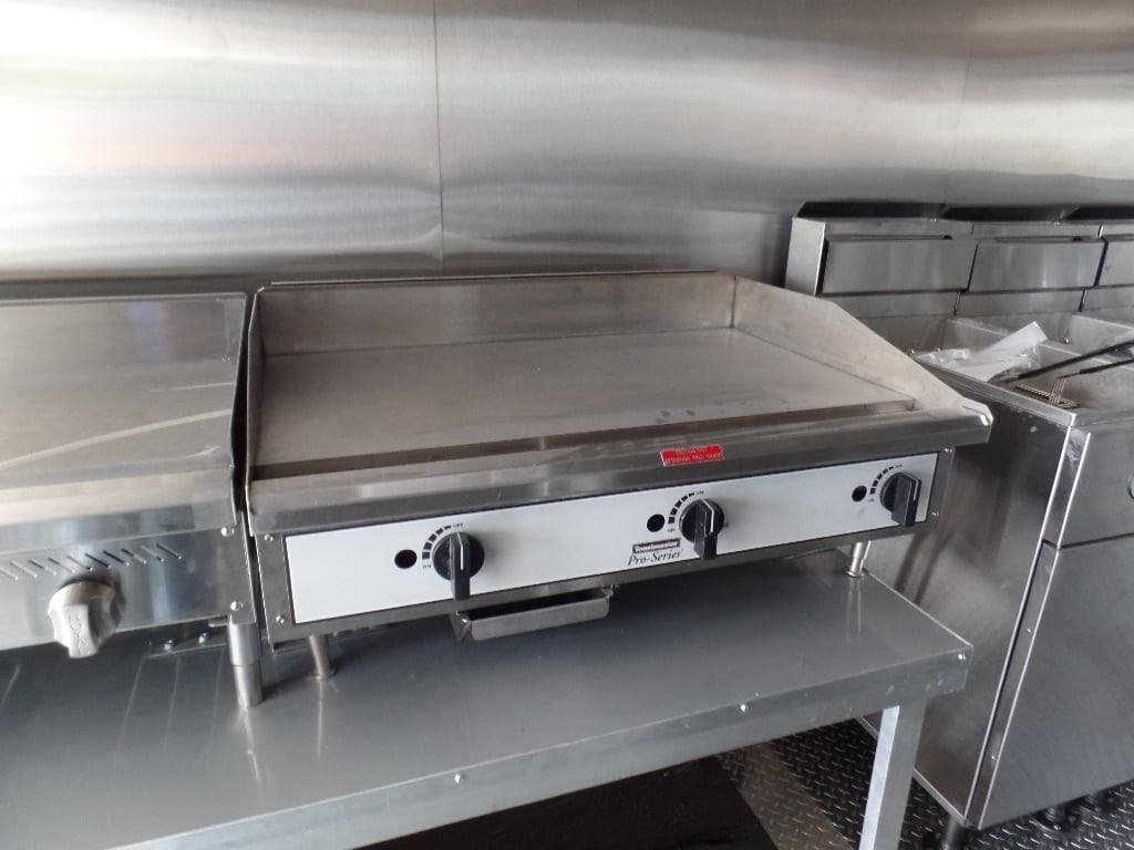 8.5′ x 24′ Blue Concession Food Trailer With Appliances — photo 6