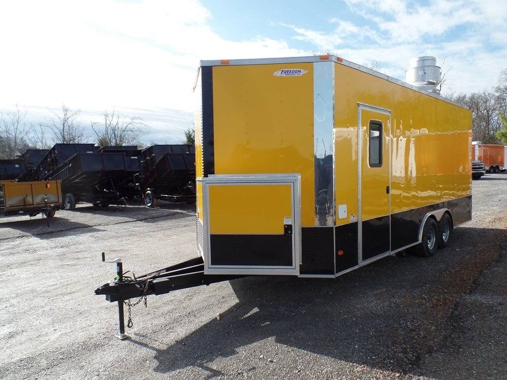 8.5′ x 20′ Concession Trailer Yellow Food Event Catering — photo 13