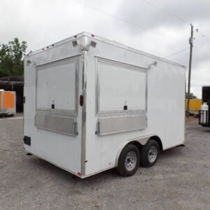 8.5 x 14 extended frame trailer with two-generator platform - view 13