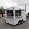 8.5 x 14 extended frame trailer with two-generator platform