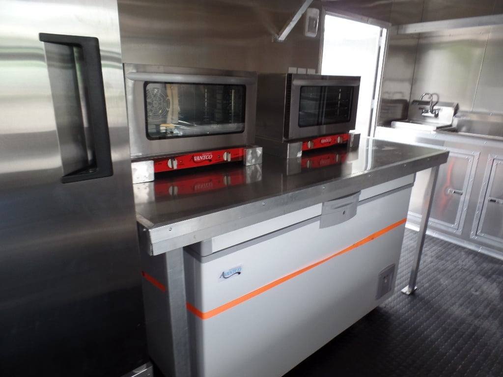 8.5′ x 14′ White Extended Main Frame Concession Food Trailer — photo 6