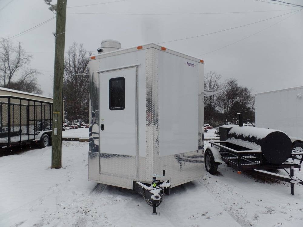 8.5′ x 20′ Concession Food Trailer White With Appliances — photo 8