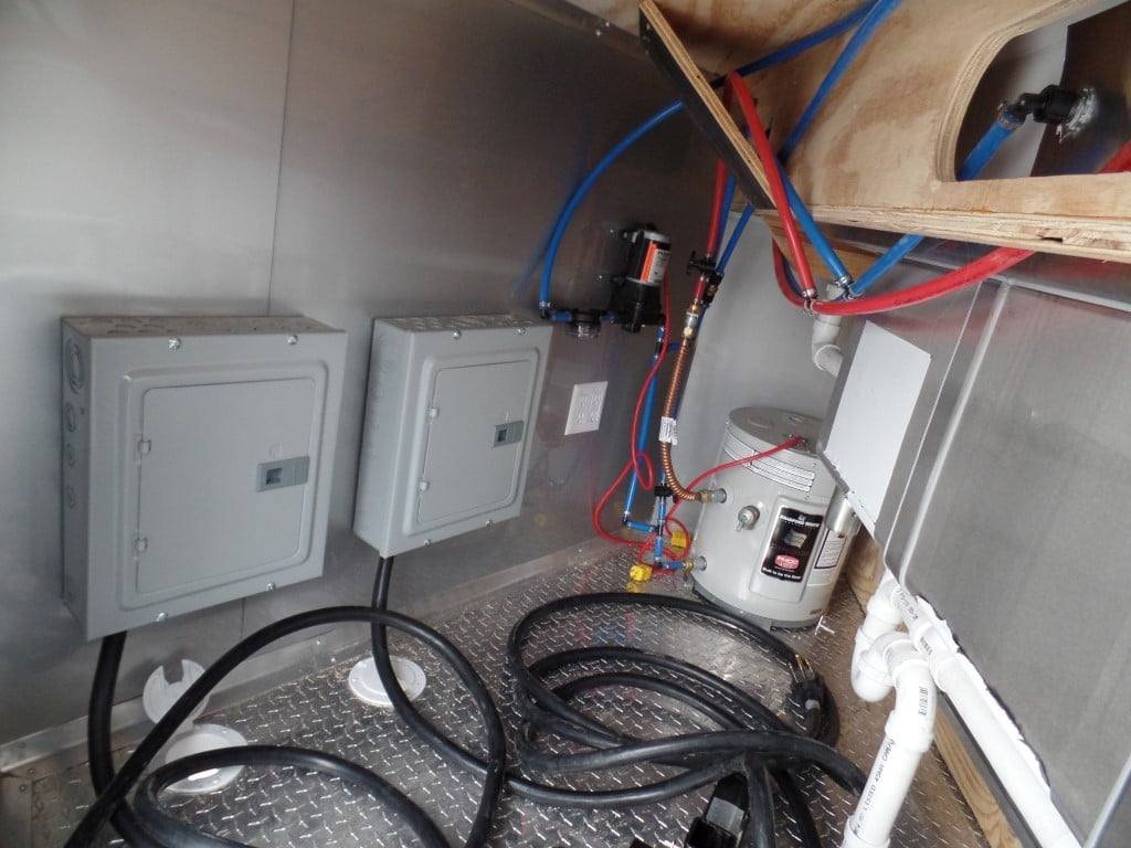 8.5′ x 17′ Concession Food Trailer Charcoal Grey — photo 8