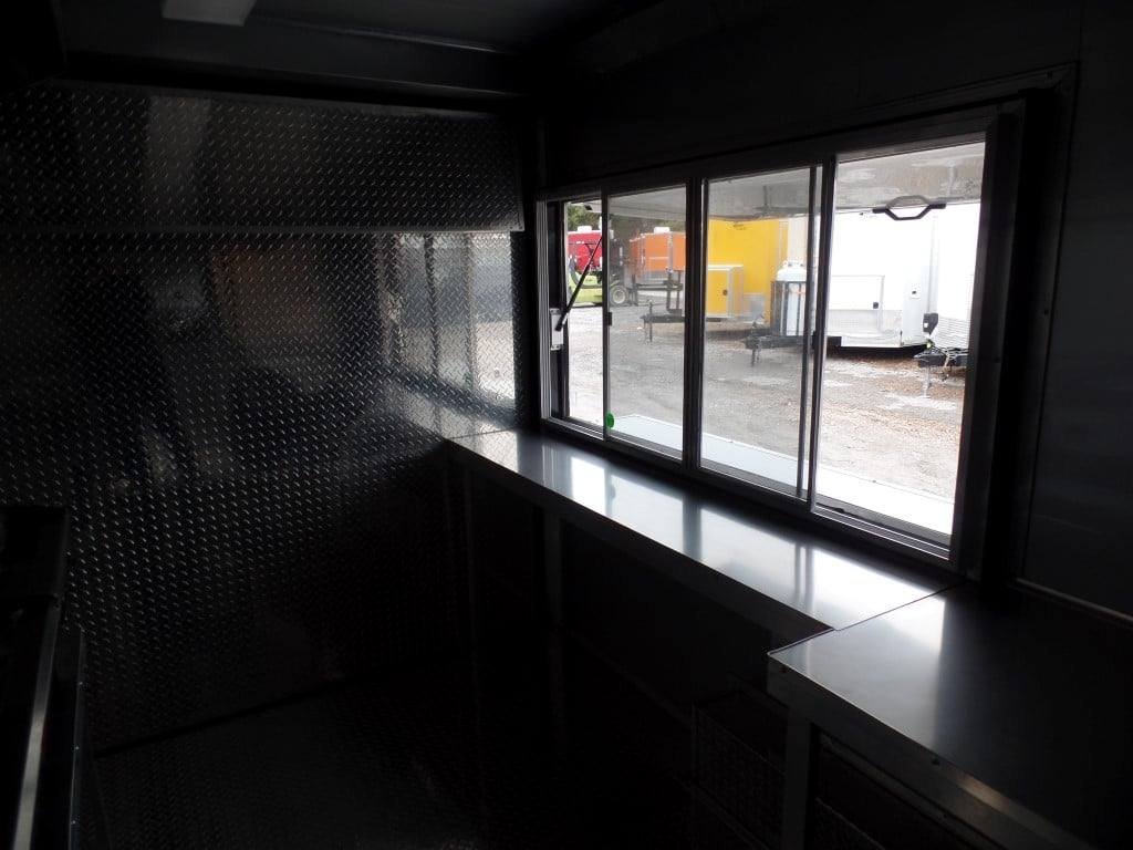 8.5′ x 17′ Concession Food Trailer Charcoal Grey — photo 12