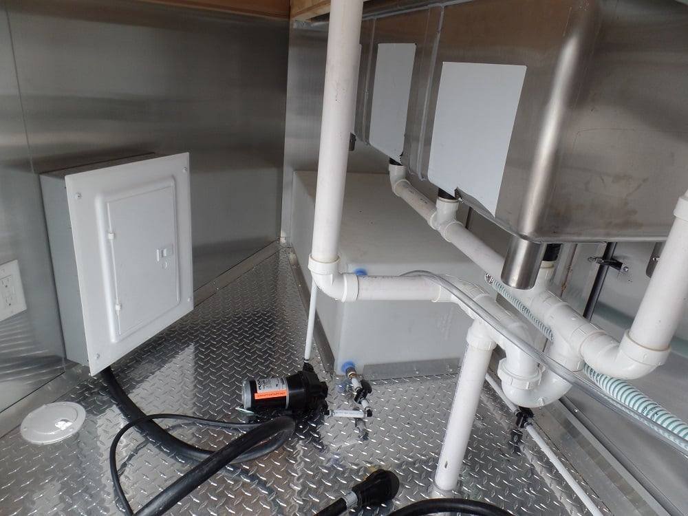 8.5′ x 16′ Concession Food Trailer White Event Catering — photo 6