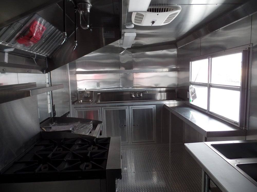 8.5′ x 16′ Concession Food Trailer White Event Catering — photo 5