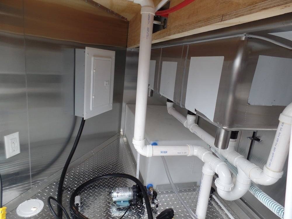 8.5′ x 16′ White Concession Food Trailer With Appliances — photo 13
