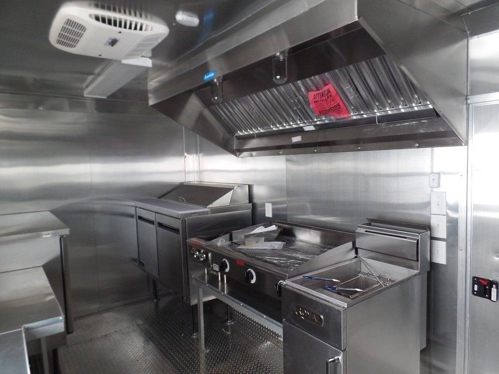 8.5′ x 16′ White Concession Food Trailer With Appliances — photo 5