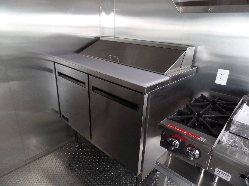 8.5′ x 16′ White Concession Food Trailer With Appliances — photo 12