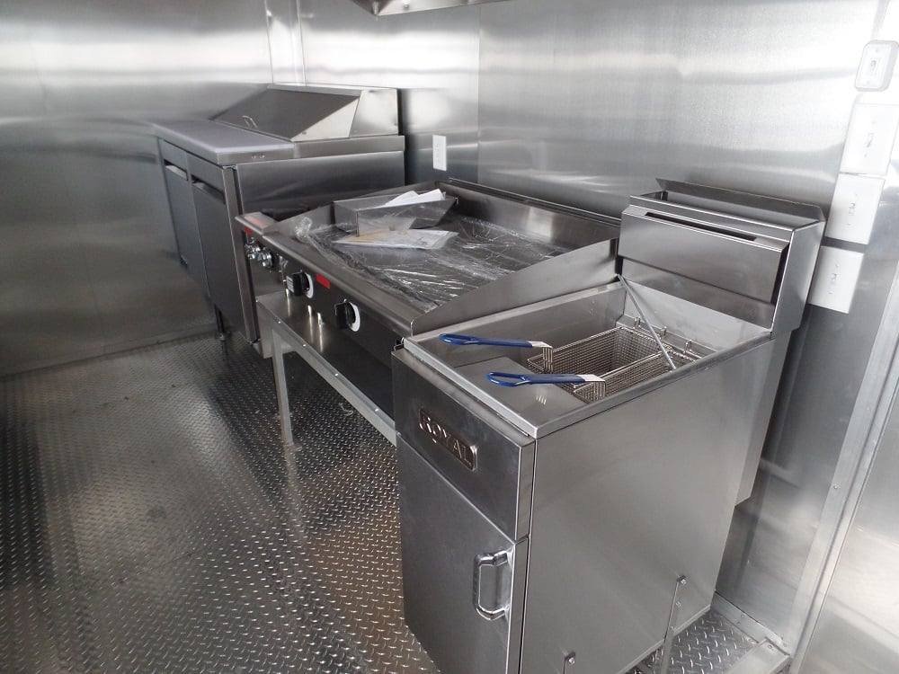 8.5′ x 16′ White Concession Food Trailer With Appliances — photo 14