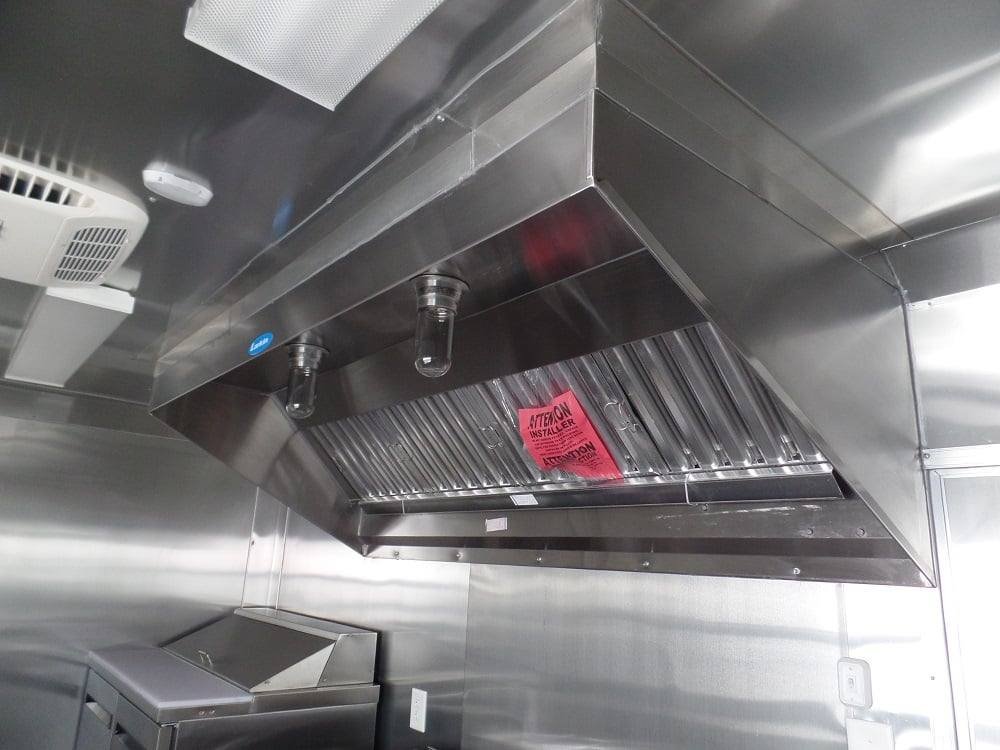 8.5′ x 16′ White Concession Food Trailer With Appliances — photo 9