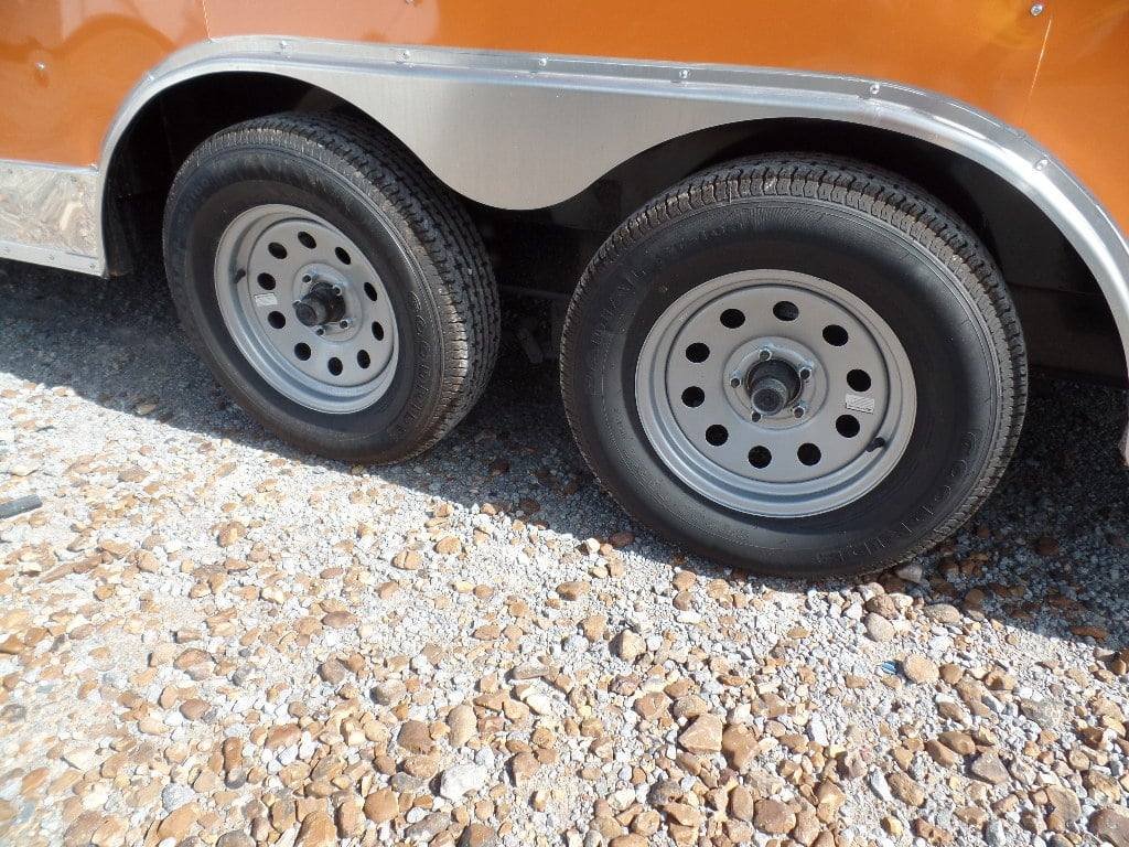 8.5′ x 16′ Orange Ticket Booth Custom Enclosed Trailer — photo 9